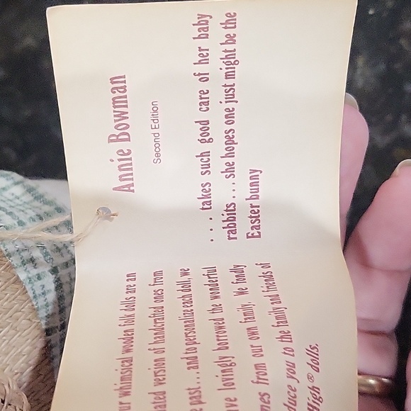 Lizzie High's 1992 "Annie Bowman With Rabbit Cage and Tag - Picture 7 of 11